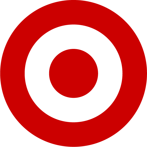 A simple target logo, consisting of a red circle at the center surrounded by a white ring and an outer red ring, resembling a traditional bulls-eye target design.