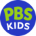 The logo consists of the letters "PBS" in green, with "KIDS" in white beneath it, all inside a solid blue circle.